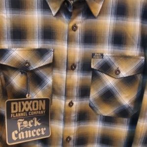 Dixxon Men's 2XL F*ck Cancer Flannel